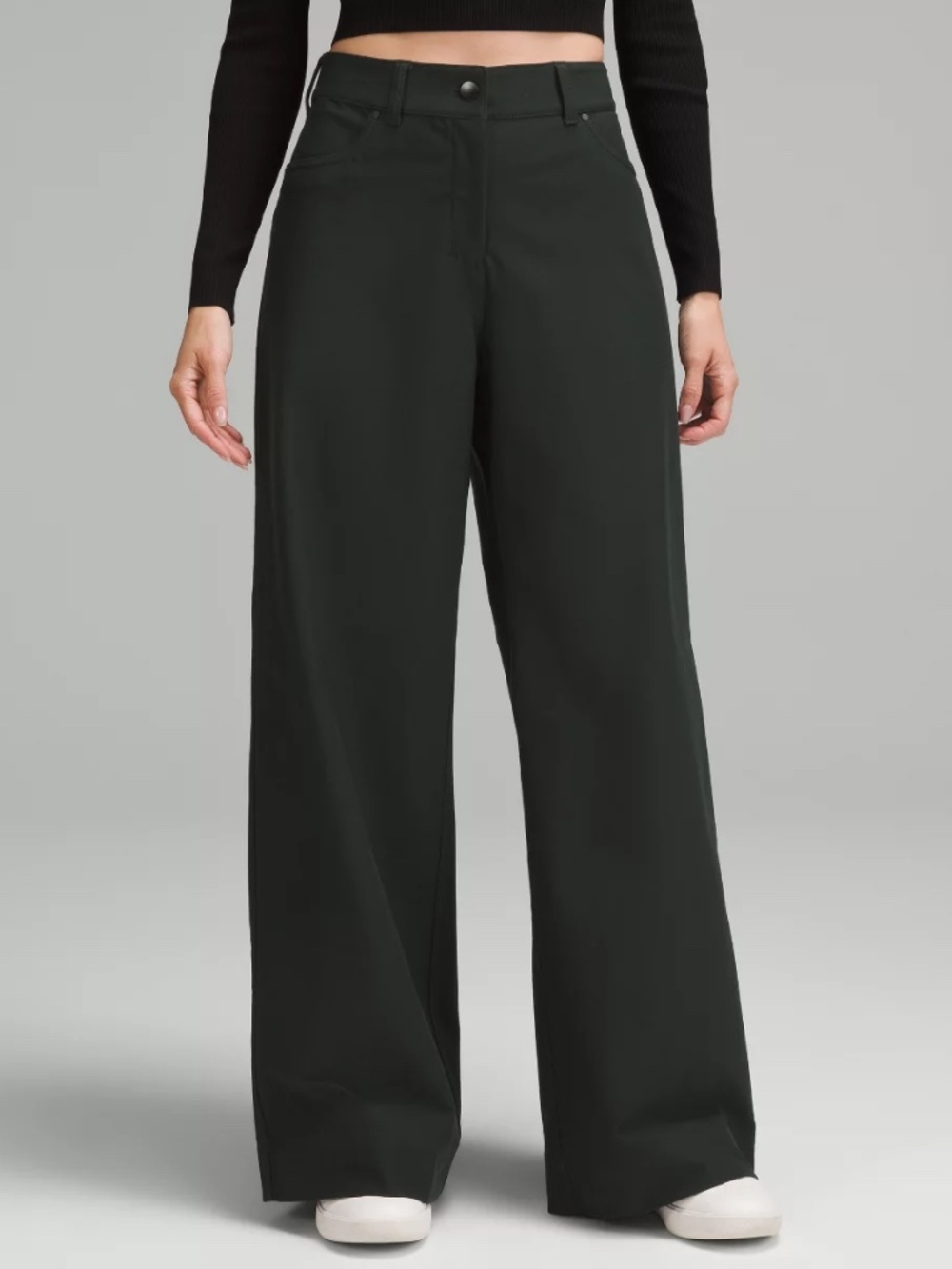 City Sleek 5 Pocket High-Rise Wide-Leg Pant Light Utilitech Women's size 29